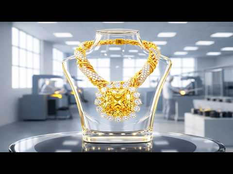 Inside the Factory: L’Incomparable 407ct Diamond Necklace & 24k Gold Wire Forging