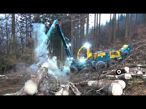 HSM 405 Steilhang und Holzfäller