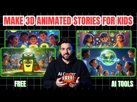 How to Make a 30 Minute Pixar Style 3D Animated Video with FREE AI Tools