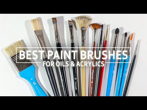 10 Best Brushes for Painting for Acrylics and Oils