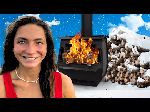 CHEAP Heat With Wood Burning Stove For Farm Shop