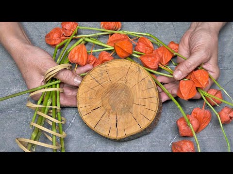 I took a wood slice and these berries and made something awesome! This will win your heart!