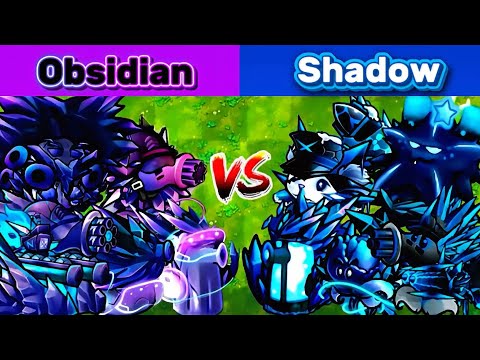 PVZ 1 Fusion 3.1 Challenge –Shadow VS Obsidian | Zomboss Arena