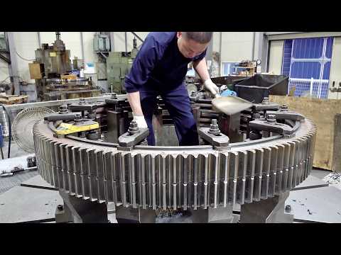 Process of Making Ring Bearing With Hot Forging Technology. Bearing Factory in Korea