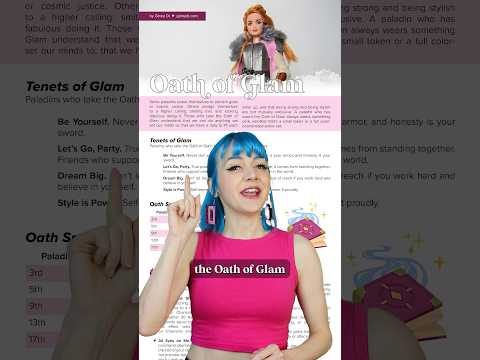 I made a Barbie-themed Paladin subclass