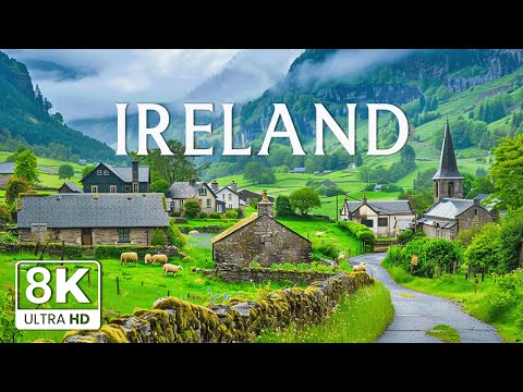 Ireland 8K | Explore Fairytale Castles, Emerald Valleys & Ireland’s Majestic Coastal Cliffs