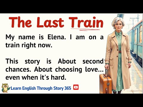 The Last Train || Learn English Through Story Level 2 🔥 || English Listening Practice ✅️