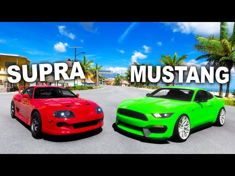 SUPRA vs MUSTANG! - Forza Horizon 5