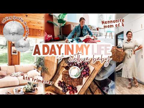 A Day in My Life with a baby | whipped feta board, motherhood moments + adding sparkle to my home!