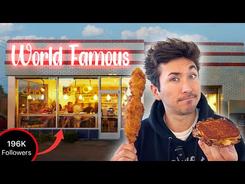 Eating At Most Famous Restaurants For 24 Hours
