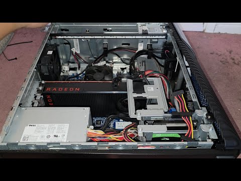 Dell Inspiron 5676 Disassembly GPU Graphics Card PSU Power Supply Replacement Repair