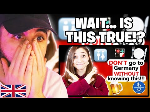 Brit Reacts to 13 things you NEED TO KNOW before going to Germany! | Feli from Germany