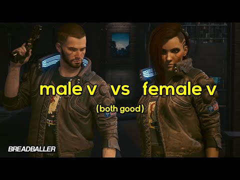 Cyberpunk 2077 - Male V vs. Female V?