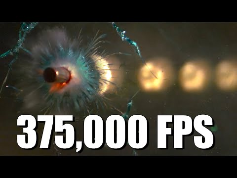 Backwards Bullet Shockwaves between Glass at 375,000 FPS - The Slow Mo Guys
