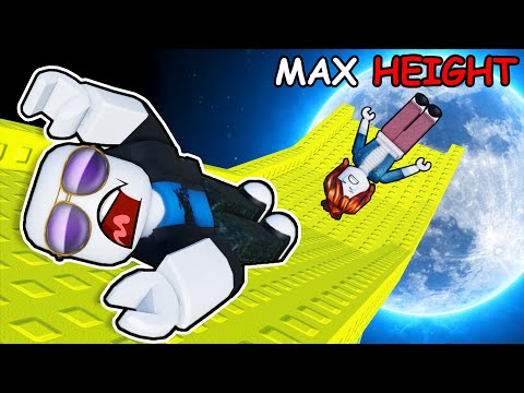reaching MAX SPEED with the FASTEST Slide in Roblox...