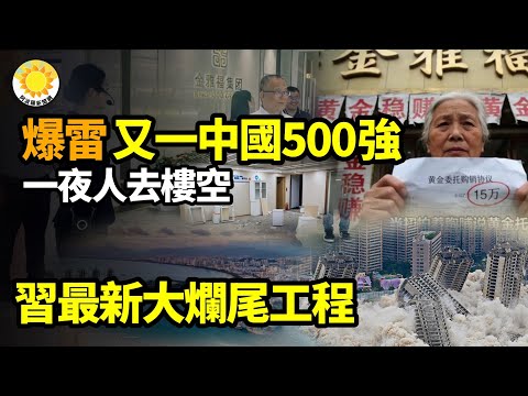 【財經】爆雷了！又一家中國500強一夜人去樓空；習最新大爛尾工程來了；兩招足以山河動搖！2026 中共國多招齊中；中共孤注一擲 全球風向突變【阿波羅網】
