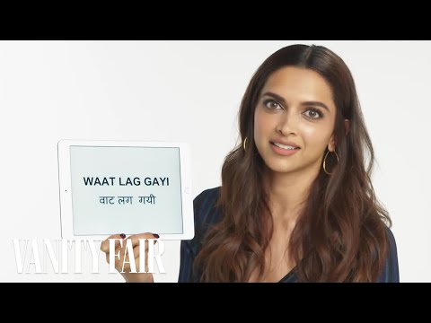 Deepika Padukone Teaches You Hindi Slang | Vanity Fair