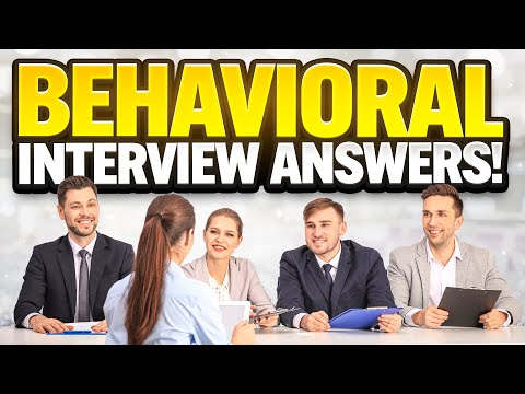 TOP 10 BEHAVIOURAL INTERVIEW QUESTIONS & ANSWERS! (STAR METHOD Answers to BEHAVIORAL QUESTIONS!)