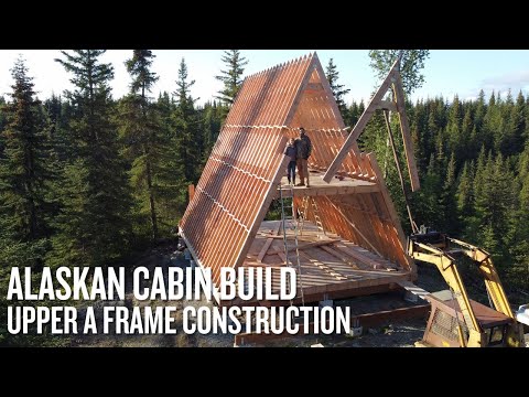 Off Grid Cabin Build | Upper A Frames & Subfloor