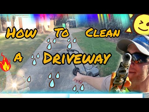How to Clean a Driveway Like a Boss | Pressure Washing | Surface Cleaning