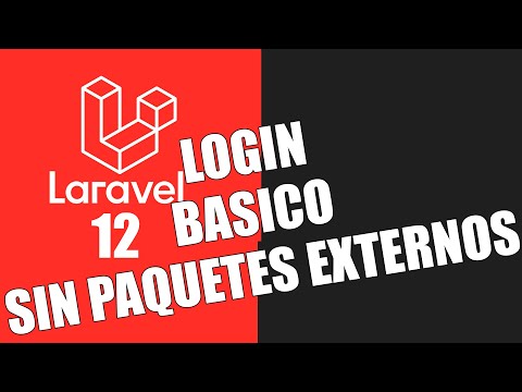 Login básico en Laravel 12 sin paquetes externos