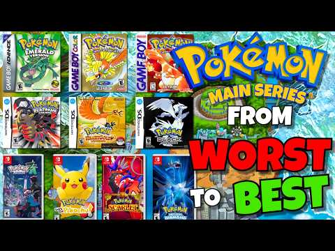 Ranking EVERY Main Series Pokemon Game!