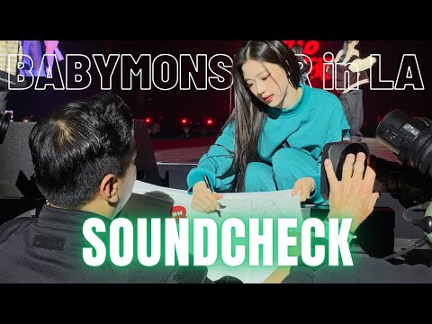 BABYMONSTER in LA - SOUNDCHECK: HELLO MONSTERS World Tour 20250302