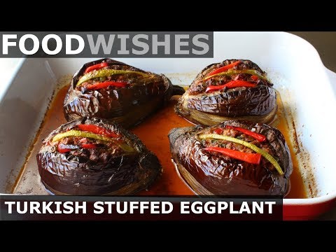 Turkish Stuffed Eggplant (Karniyarik) - Food Wishes