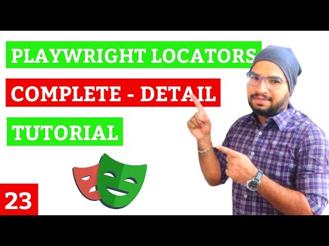 Playwright #23 Complete Playwright Locators Tutorial