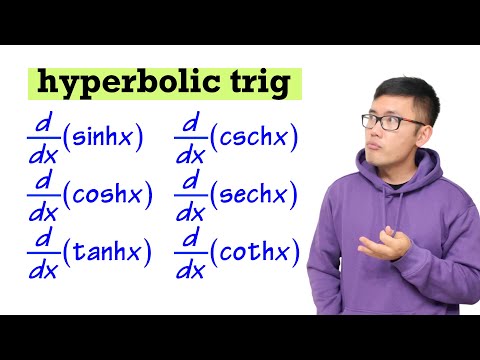 Derivatives of all hyperbolic functions (proofs)