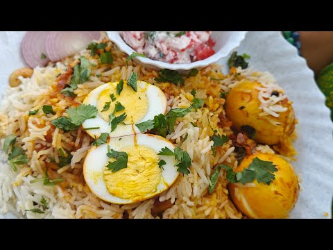 Easy Egg Biryani Recipe, 🥚🍳🐣🌾🍚step by step Biryani Recipe for beginners. Anda biryani. Rice recipe.