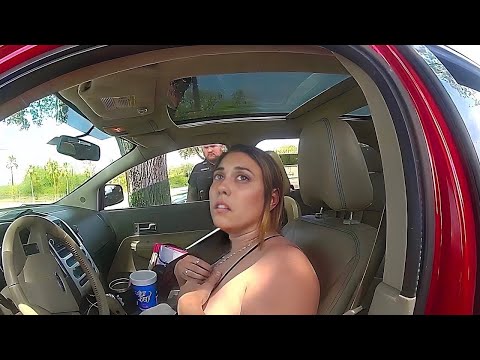 Lady Turns Simple Traffic Violation Into A Felony
