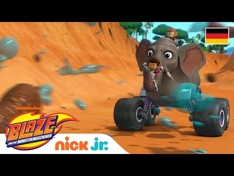 GANZE FOLGE: Blaze bleibt im Schlamm stecken! | Blaze und die Monster-Maschinen