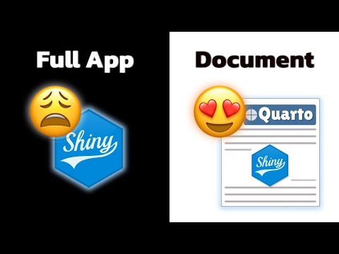 Build Interactive Apps in Minutes (Not Days) Using Quarto & Shiny