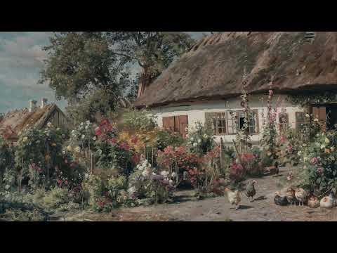 Turn Your TV Into Art | Vintage Garden Art Slideshow  | 1Hr of 4K HD Paintings