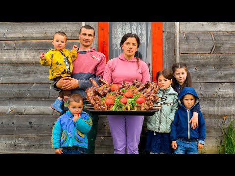 LIFE in the mountains away from people and BBQ wings for lunch!