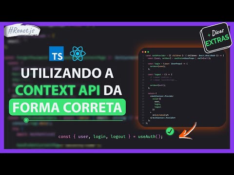 A Context API é um state management?! A forma CORRETA de utilizar a CONTEXT API do React.js