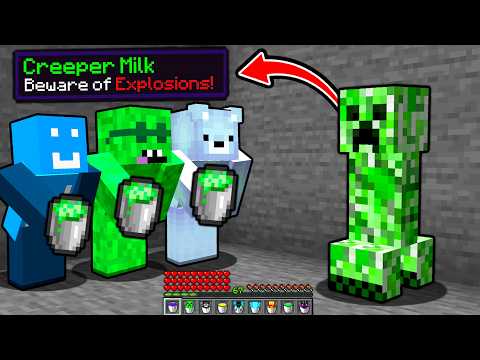 Minecraft, But You Can Milk EVERY MOB...