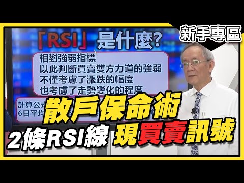 【股市新手專區】散戶保命術！怎挖起漲股？看懂「2條RSI線」抓買賣訊號 大K ft.獅公傳奇 李永年【金錢戰隊】20201105