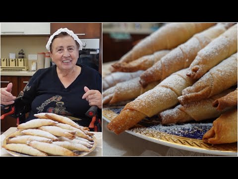 Eteri bakes her famous CIGARETTES from the THINEST DOUGH - Our Favorite Treat