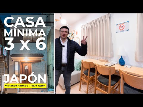 THE SMALLEST HOUSE in TOKYO JAPAN | 3 MTS x 6 MTS | Visitando Airbnb's | EXP ENG DUB