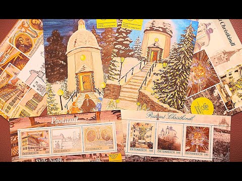 New Stamp Purchases for Christmas - Special Post Office in Obendorf, Austria