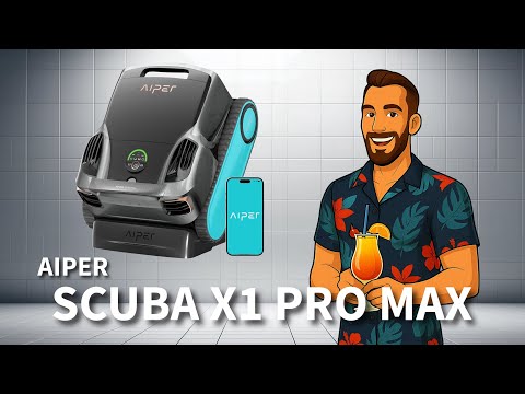 Aiper Scuba X1 Pro Max- Your New Poolside Hero - The pinnacle of all-in-one pool cleaning