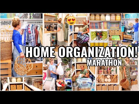 HOME ORGANIZATION IDEAS!!😍 CLEAN & ORGANIZE WITH ME | DECLUTTERING AND ORGANIZING MOTIVATION 2025