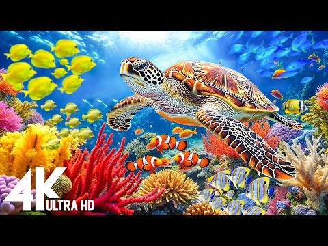 Amazing 4K Ocean Adventure π³ Dive Deep and Marvel at Sea Animal in The Best 4K ULTRA HD Aquarium
