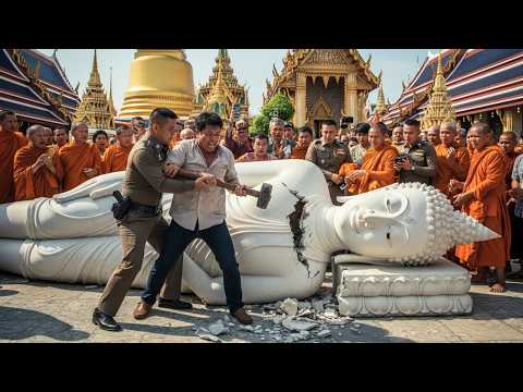 ชายบุกเข้าวัดทำลายรูปปั้นเจ้าแม่กวนอิม – แต่พอตำรวจมาถึง ความจริงที่เปิดเผยทำให้ทุกคนช็อก!