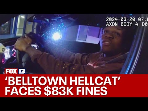 Belltown Hellcat driver faces $83K in fines | FOX 13 Seattle