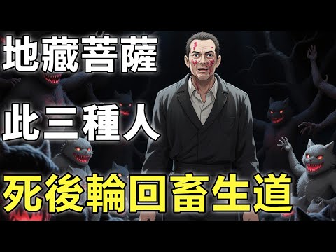 什麽人會輪回畜生道？地藏菩薩：這三種人一定跑不掉！【輪回|因果|佛學】