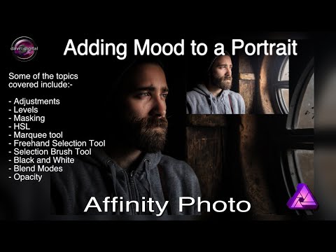 Portrait Retouching - Adding Mood  Affinity Photo