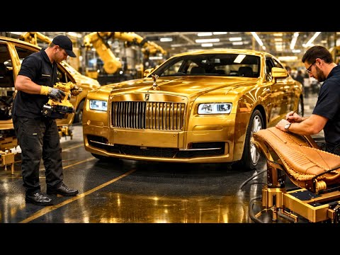 Inside the Rolls Royce Factory How the Solid Gold Phantom Is Built from Scratch